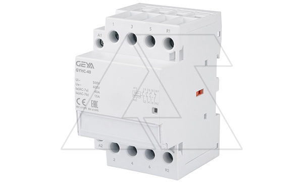 Купить Контактор модульный GYHC-4P, 40A, 3NO+1NC, 230VAC, 3M GEYA фото