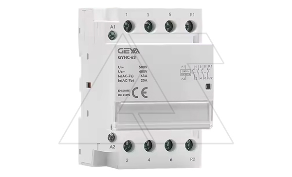Купить Контактор модульный GYHC-4P, 63A, 3NO+1NC, 230VAC, 3M GEYA фото