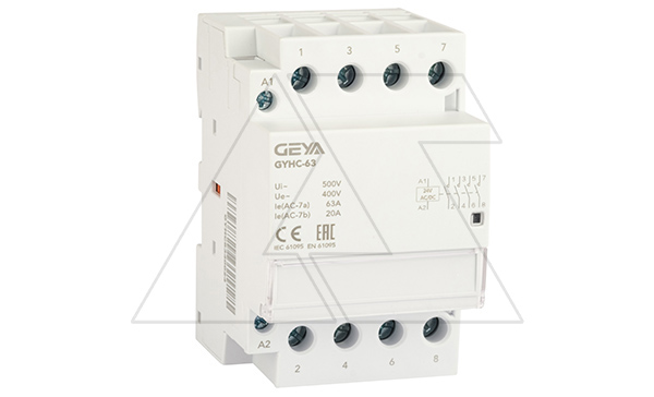 Купить Контактор модульный GYHC-4P, 63A, 4NO, 24VDC, 3M GEYA фото