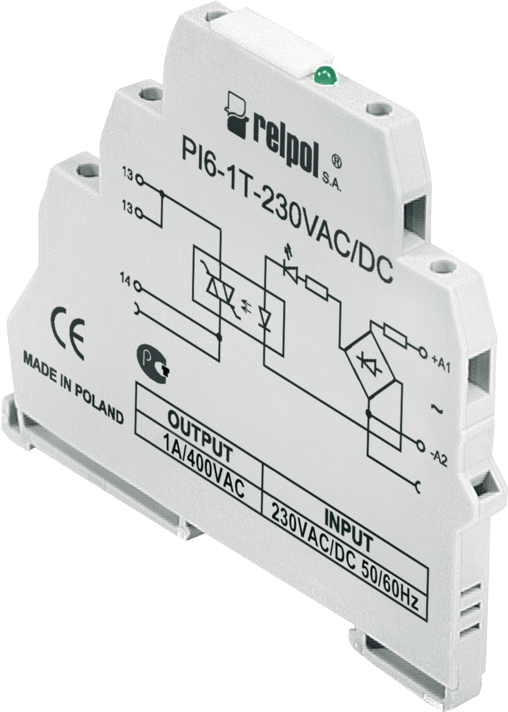 Купить Интерфейсное реле PI6-1T-230VAC/DC фото