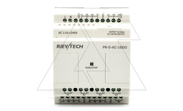 Купить Модуль расширения PR-E-AC-16DO, 110_240VAC, 16RO, для ПЛК серий SR и PR Rievtech фото