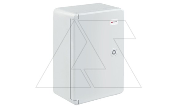 Щит навесной 300X200X130мм (ВхШхГ) с монт. панелью 245X135мм (ВхШ), с комплектом крепления на стену, дверь глухая, IP65, ABS пластик фото