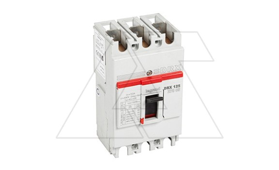 Авт. выключатель Legrand DRX 125/40A, 3P 10kA, фикс. расцепители фото