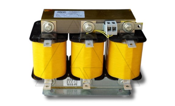 Дроссель защитный TKA1-28,1-189/400/440, трехфазный, Qc=28.1kVAr, 189Hz (p=7%), 400/440VAC, материал намотки (Al), термозащита Tmax=130°C, IP00 фото