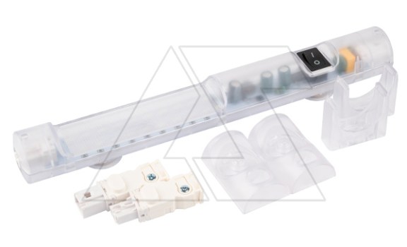 Светильник светодиодный SCL 3W 48-265VAC 300Lm с выкл., крепл. винт/магнит/клипса, 252х32мм, разъемы в компл. фото