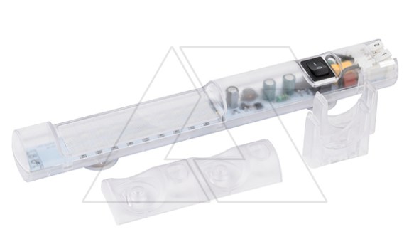 Светильник светодиодный STL 3W 48-265VAC 300Lm с выкл., крепл. винт/магнит/клипса, 252х32мм, пружинная клемма фото