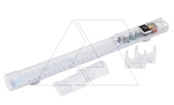 Светильник светодиодный TLL 4W 48-265VAC 400Lm с выкл., крепл. винт/магнит/клипса, 351х32мм, пружинная клемма фото