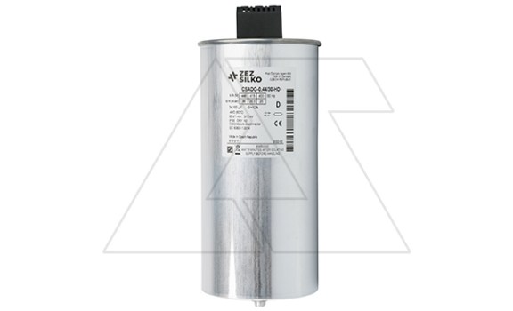 Конденсатор CSADG-0,44/30-HD, трехфазный, 30kVAr(440VAC), 25kVAr(400VAC), MKP заполненный газом, клеммник S=25mm², тяжелый режим, IP20 фото