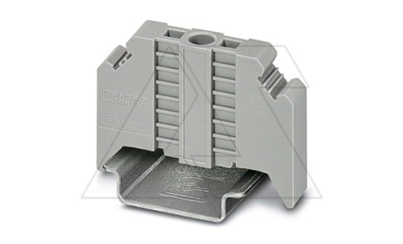 Стопор концевой E/NS 35 N /9,5mm, с реечным контактом, серый фото