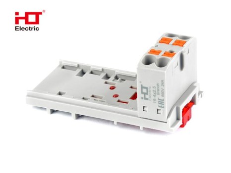 Распределительный Блок ПНК-15-4x2.5мм2 крепление PAD-NS15/35 HLT фото