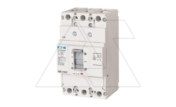 Авт. выключатель BZMC1-A40-BT, 3P, 40A, 400VAC, 36kA, It=40A, Ie=320_480A (без регулировки), хомутный зажим фото