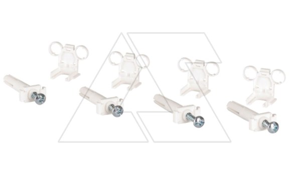 Комплект креплений 3D-KLV, регулировка глубина монтажа до 18mm, для щитов KLV, 4шт. фото