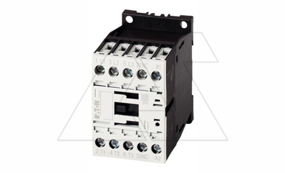 Контактор DILM15-01-EA(230V50HZ,240V60HZ), 3P, 15.5A/(20A по AC-1), 7.5kW(400VAC), 230V50Hz/240V60Hz, 1NC фото