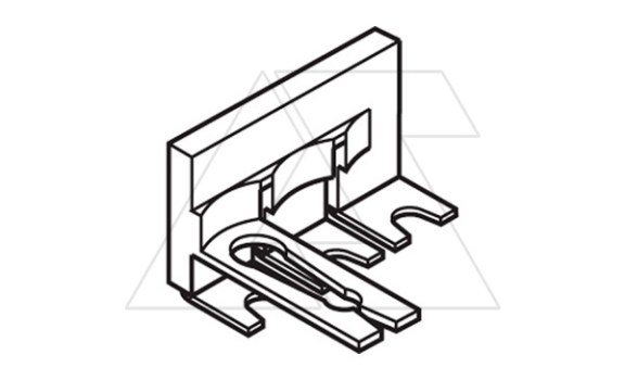 Скользящая перемычка PCS3 для клемм M6/8.ST.. на 3 контакта, IP21 фото