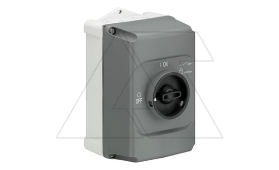 Корпус IB132-G для MS116 MS(MO)132, IP65 серый рукоятка черная блок. 3 замками фото