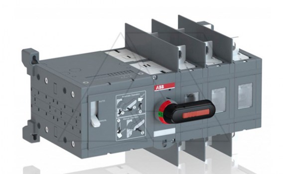 Выкл. нагрузки реверсивный OTM160E3WCM230C, 160A 3P схема I-0-II видимый разрыв рукоятка OTV250ECMK моторный привод 230VAC увелич.межфаз. изол.перег. фото