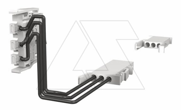 Блок перекл. контактов AUX-C 1Q 1SY (1COвспом.+1COавар.) для XT2 и XT4, 6A-250VAC13 0.3A-250VDC12 с проводами 1m и разъемами для выкат. исп. фото
