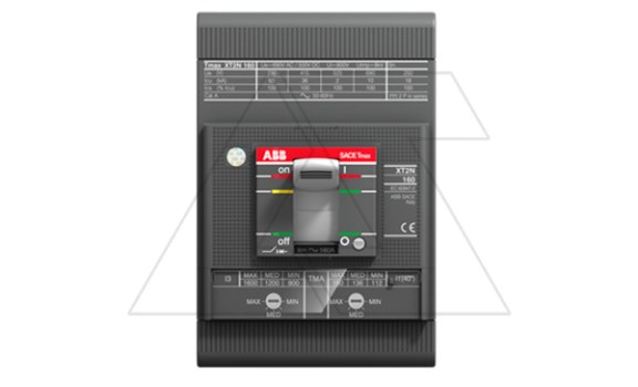 Авт. выключатель Tmax XT2N 160/100 MA, 100A 3P 36kA Ie=6...14In без теплового расцепителя фото