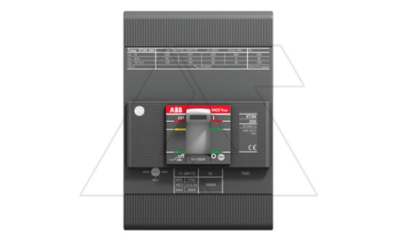 Авт. выключатель Tmax XT3N 250/250 TMD, 250A 3P 36kA It=0.7…1In Ie=10In фото