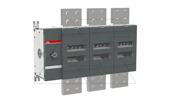 Выкл. нагрузки OT3200E03P, 3200A 3P видимый разрыв c выносной блок. рукояткой OHB274J12 и осью OXP12X280 ABB даташит схема