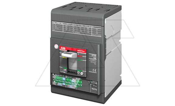 Авт. выключатель Tmax XT2N 160/25 Ekip LS/I, 25A 3P 36kA It=0.4...1In Ie=1...10In селективный ABB даташит схема
