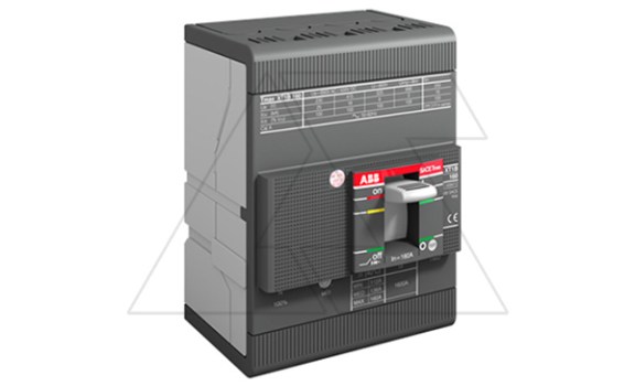 Авт. выключатель Tmax XT1N 160/100 TMD, 100A 4P 36kA It=0.7...1In Ie=10In InN=100% ABB даташит схема