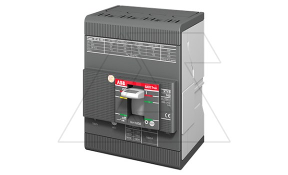 Авт. выключатель Tmax XT1N 160/100 TMD, 100A 4P 36kA It=0.7...1In Ie=10In InN=100% ABB даташит схема
