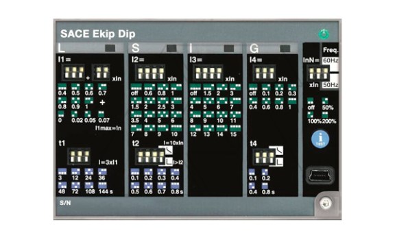Расцепитель защит электронный Ekip Dip LSIG для E1.2...E6.2, It=0.4…1In Ie=1.5...15In Ig=0.1…1In селективный фото