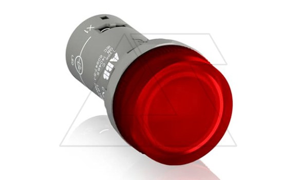 Светосигнальная арматура CL2-520R, красная, 220VDC, IP66, 22mm фото