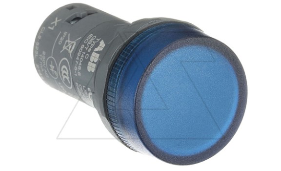Светосигнальная арматура CL2-523L, синяя, 230VAC, IP66, 22mm фото