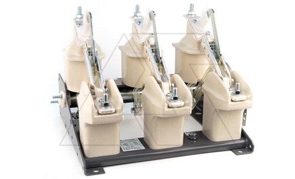 Выключатель нагрузки NAL 12-4K170R 12kV 400A P=170mm, пружинный привод Тип K12 ABB даташит схема