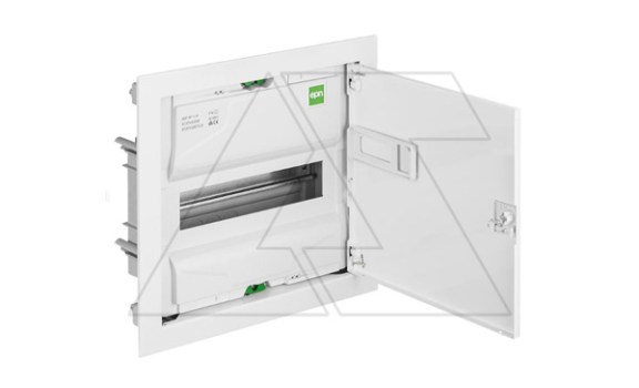 Щит встраив. MSF 1x12M, N/PE 2x 1x25+14x10mm2, мет. дверь, белый RAL9016, 329x358x94mm, IP30 Elektro-Plast даташит схема