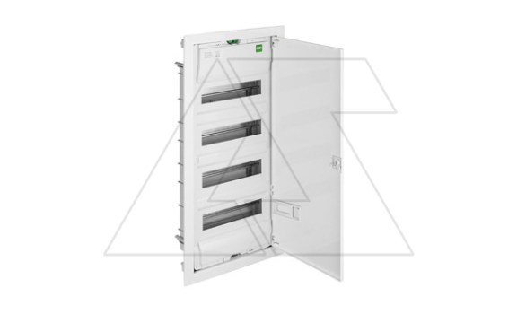 Щит встраив. MSF 4x12M (48M), N/PE 2x(1x25+25x10mm2), мет. дверь, белый RAL9016, 728x358x94mm, IP30 Elektro-Plast даташит схема