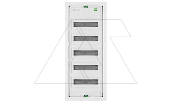 Щит встраив. MSF 5x12M (60M), N/PE 2x(2x25+20x16mm2+19x10mm2), мет. дверь, белый RAL9016, 853x358x97mm, IP30 Elektro-Plast даташит схема