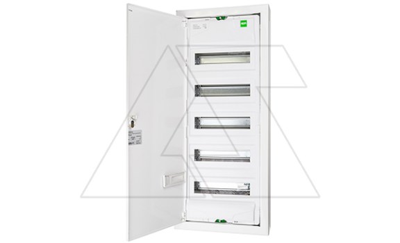 Щит настенный MSF 5x12M (60M), N/PE 2x(2x25+20x16mm2+19x10mm2), мет. дверь, белый RAL9016, 853x358x100mm, IP30 фото