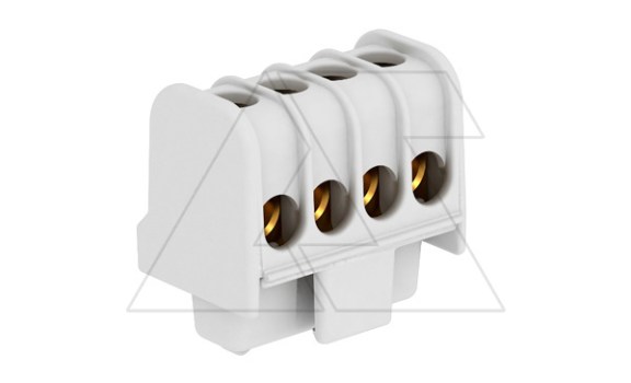 Клемная колодка KL-T 06-16 для коробок Т100-350, 4х6...16мм², 400V, серый, полиамид фото