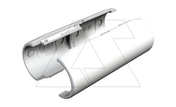 Муфта 2953 M M32 LGR соединительная, трубы Quick-Pipe разъемная, IP44, наружн. Ø38,7мм, серый, ПВХ фото