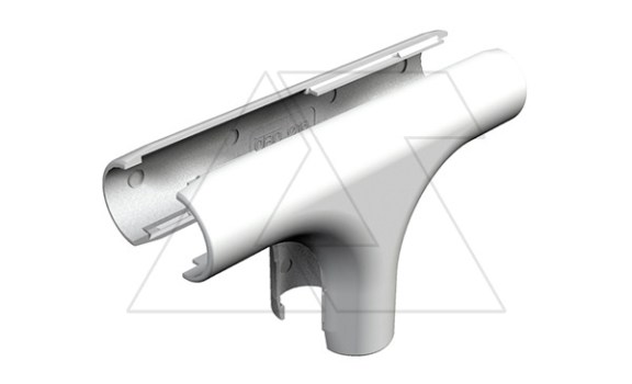 Секция 3000 TMS M20 LGR Т-образная, трубы Quick-Pipe разъемная, IP44, наружн. Ø25,5мм, серый, ПВХ фото