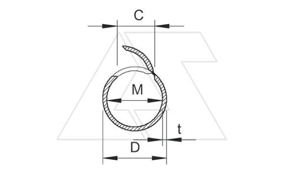 Труба 2953 М20 LGR Quick-Pipe разъемная, IP44, наружн. Ø20,0мм, внутр. Ø17,0мм, L=2000мм, серый, ПВХ OBO-Bettermann даташит схема
