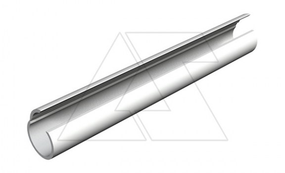 Труба 2953 М20 LGR Quick-Pipe разъемная, IP44, наружн. Ø20,0мм, внутр. Ø17,0мм, L=2000мм, серый, ПВХ фото