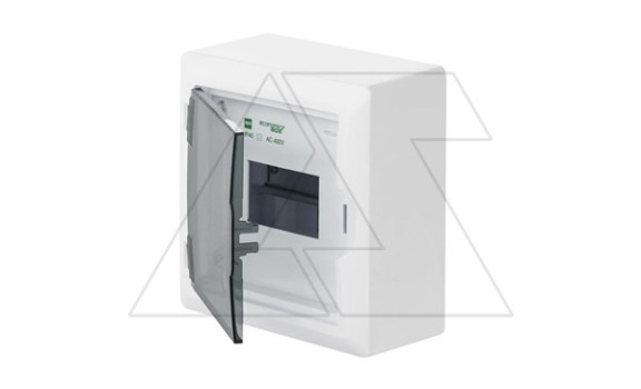 Щит навесной ECO BOX 1x6M, N/PE 2x 2x16+3x10mm2, дымчатая пласт. дверь, белый RAL9003, 198x192x96mm, IP40 Elektro-Plast даташит схема
