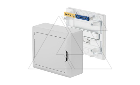 Щит навесной ECO BOX 1x8M, N/PE 2x 2x16+5x10mm2, белая пласт. дверь, белый RAL9003, 198x228x96mm, IP40 Elektro-Plast даташит схема