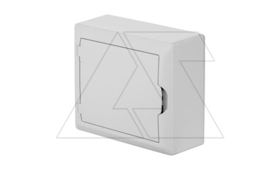 Щит навесной ECO BOX 1x8M, N/PE 2x 2x16+5x10mm2, белая пласт. дверь, белый RAL9003, 198x228x96mm, IP40 фото