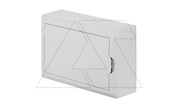 Щит навесной ECO BOX 1x12M, N/PE 2x 6x16+3x10mm2, белая пласт. дверь, белый RAL9003, 198x298x96mm, IP40 фото