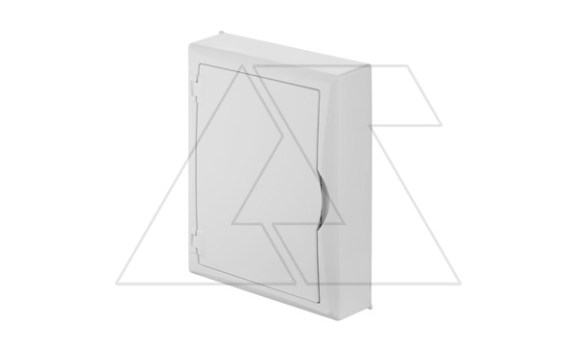 Щит навесной ECO BOX 2x12M, N/PE 3x 6x16+3x10mm2, белая пласт. дверь, белый RAL9003, 434x354x105mm, IP40 фото