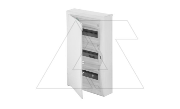 Щит навесной ECO BOX 3x12M, N/PE 4x 6x16+3x10mm2, белая пласт. дверь, белый RAL9003, 560x354x107mm, IP40 Elektro-Plast даташит схема