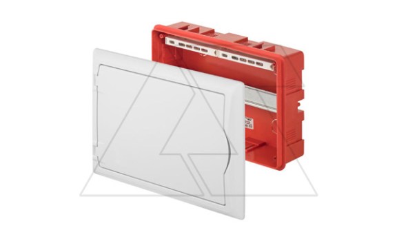 Щит встраив. ECO BOX 1x12M, N/PE 2x 2x16+7x10mm2, белая пласт. дверь, белый RAL9003, 240x360x106mm, IP40 Elektro-Plast даташит схема