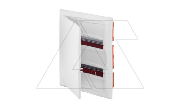 Щит встраив. ECO BOX 2x12M, N/PE 3x 2x16+7x10mm2, белая пласт. дверь, белый RAL9003, 430x350x95mm, IP40 фото