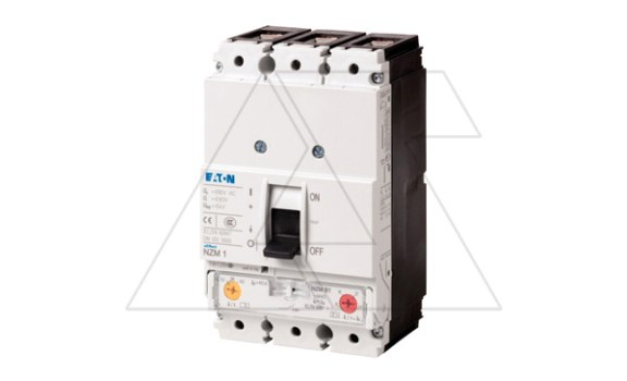 Авт. выключатель NZMB1-M100, 3P, 100A, 440VAC, 25kA, It=80_100A, Ie=800_1250A, 45kW(400VAC), CLASS 10A фото