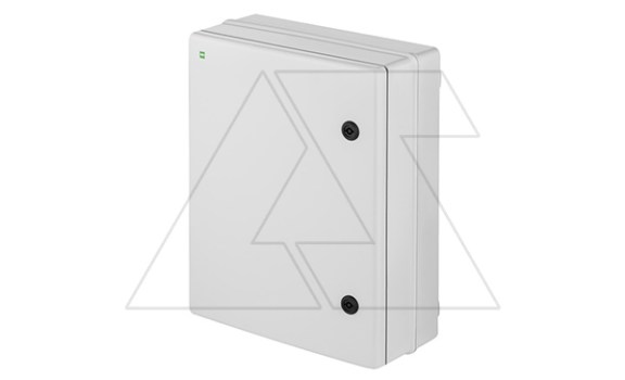 Щит пластиковый SR3, 356x456x162mm, с мет. монтажной платой 287x387x130mm, RAL7035, IK08, IP65 фото